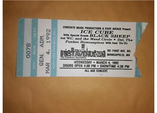Ice Cube / Blacksheep / W.C and the Maad Circle / Del the Funky Homosapien on Mar 4, 1992 [389-small]