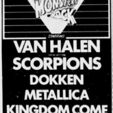 Van Halen / Scorpions / Dokken / Metallica / Kingdom Come on May 28, 1988 [439-small]