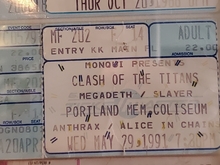 Alice In Chains / Slayer  / Megadeth  / Anthrax  on May 29, 1991 [515-small]