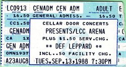 Queensryche  / Def Leppard on Sep 13, 1988 [518-small]