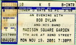 Bob Dylan on Nov 19, 2001 [519-small]