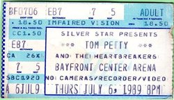 Tom Petty And The Heartbreakers / The Replacements on Jul 6, 1989 [520-small]