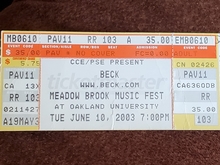 Beck / The Black Keys / Dashboard Confessional on Jun 10, 2003 [598-small]