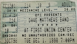 Béla Fleck and the Flecktones / Dave Matthews Band on Dec 1, 1998 [692-small]
