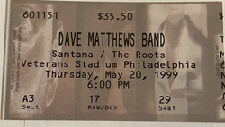 Santana / Dave Matthews Band on May 20, 1999 [696-small]