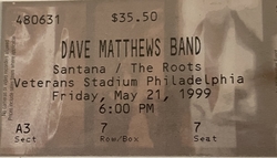 Dave Matthews Band / Santana / The Roots on May 21, 1999 [698-small]