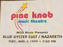 Blue Oyster Cult / Nazareth on Aug 3, 1999 [725-small]