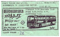 Subhumans / Breakout / Self Abuse / Afelious on Feb 4, 1984 [738-small]