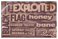 The Exploited / Black Flag / The Insane / Honey Bane on Dec 12, 1981 [773-small]
