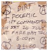 Dirt / Anthrax (UK) / Infamy / Polemic / 11th Commandment on Jul 24, 1982 [782-small]