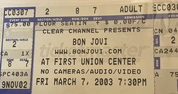 Goo Goo Dolls / Bon Jovi on Mar 7, 2003 [828-small]