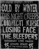 Cold By Winter / This Night Creeps / Goodnight Nurse / Losing Face / The Bleeders on Mar 13, 2003 [319-small]