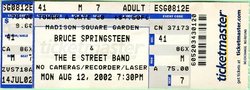 Bruce Springsteen / Bruce Springsteen & The E Street Band on Aug 12, 2002 [547-small]