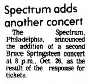 Bruce Springsteen on Oct 27, 1976 [330-small]