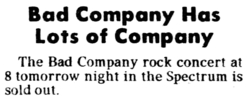 Bad Company / Ted Nugent on Apr 10, 1976 [363-small]