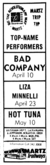 Bad Company / Ted Nugent on Apr 10, 1976 [364-small]