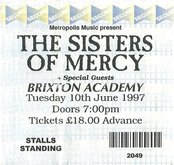 The Sisters of Mercy / Cubanate on Jun 10, 1997 [586-small]
