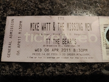 Mike Watt / Mike Watt & The Missingmen / Chris Brokaw / Dirty Dishes on Apr 6, 2011 [646-small]