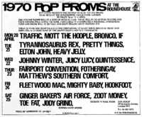 Tyrannosaurus Rex / Pretty Things / Elton John / Heavy Jelly on Apr 21, 1970 [707-small]