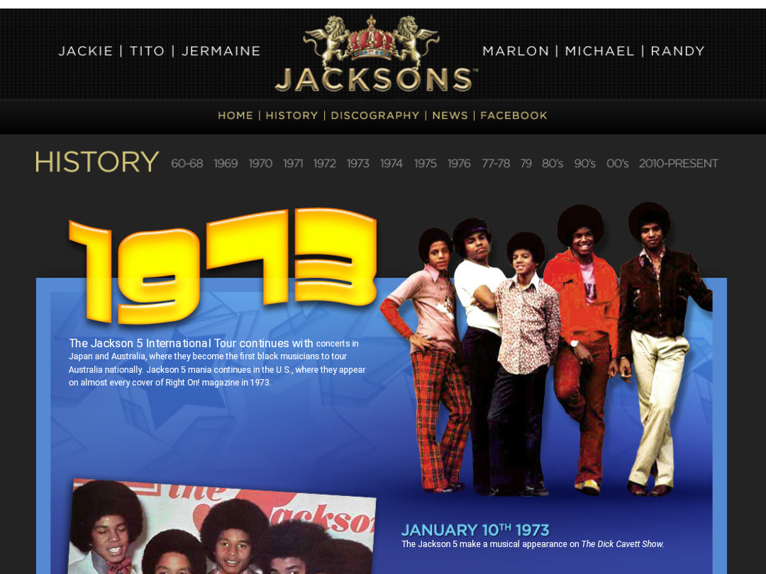 jackson 5 tour history