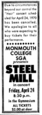Steel Mill / Bruce Springsteen on Apr 24, 1970 [732-small]