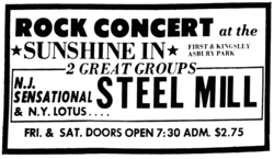 Steel Mill / Bruce Springsteen / Lotus on Jul 17, 1970 [733-small]