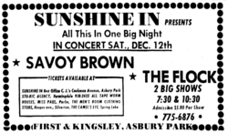 savoy brown / Stray / Steel Mill / Bruce Springsteen on Dec 12, 1970 [742-small]
