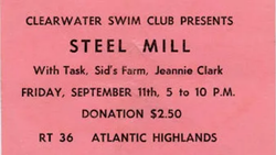Steel Mill / Bruce Springsteen / Task / Sid's Farm / Jeannie Clark / Glory Road on Sep 11, 1970 [758-small]