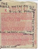 The Kinks / Joe Ely on Aug 14, 1981 [576-small]