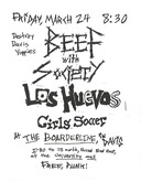 Beef With Society / Los Huevos / Girl’s Soccer on Mar 24, 1995 [914-small]