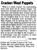 Cracker / Meat Puppets on May 10, 1994 [954-small]