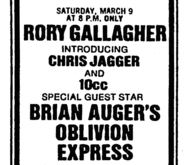 Rory Gallagher / Brian Auger's Oblivion Express / 10CC on Mar 9, 1974 [052-small]
