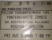 Deftones / White Zombie / Pantera on Aug 9, 1996 [111-small]