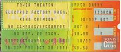 King Crimson on Oct 30, 1981 [113-small]