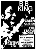B.B. King / Al Green / Osibisa / The Staples Singers on Apr 2, 1972 [200-small]