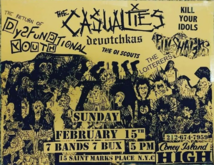 The Casualties / Kill Your Idols / Dysfunctional Youth / The Bulshaveks on Feb 15, 1998 [318-small]