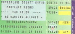 Van Halen / Bachman-Turner Overdrive on Aug 24, 1986 [647-small]