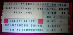 Frank Zappa / The Mothers Of Invention on Oct 24, 1977 [702-small]