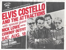 Elvis Costello & the Attractions / Nick Lowe and His Cowboy Outfit on Aug 18, 1984 [704-small]