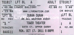 Duran Duran / Neon Trees on Oct 17, 2011 [799-small]