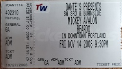 tags: Ticket - Mickey Avalon / Beardo / Fogatron on Nov 14, 2008 [835-small]