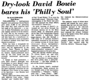 David Bowie / Mike Garson Band on Nov 25, 1974 [837-small]