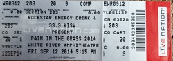tags: Ticket - KISW Pain in the Grass on Sep 12, 2014 [862-small]
