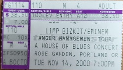 tags: Ticket - Limp Bizkit / Eminem / D-12 / Xzibit / Papa Roach on Nov 14, 2000 [865-small]