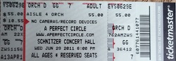 tags: Ticket - A Perfect Circle / Red Bacteria Vacuum on Jun 29, 2011 [869-small]
