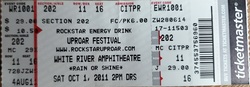 tags: Ticket - Rockstar Energy Drink Uproar Festival 2011 on Oct 1, 2011 [870-small]