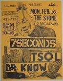7 Seconds / Dr. Know / TSOL on Feb 16, 1987 [698-small]