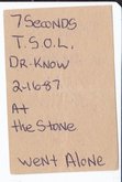 7 Seconds / Dr. Know / TSOL on Feb 16, 1987 [699-small]