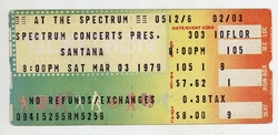 Santana / Eddie Money / Sad cafe on Mar 3, 1979 [105-small]