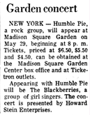 Humble Pie / The Blackberries / Black Oak Arkansas  on May 29, 1973 [147-small]